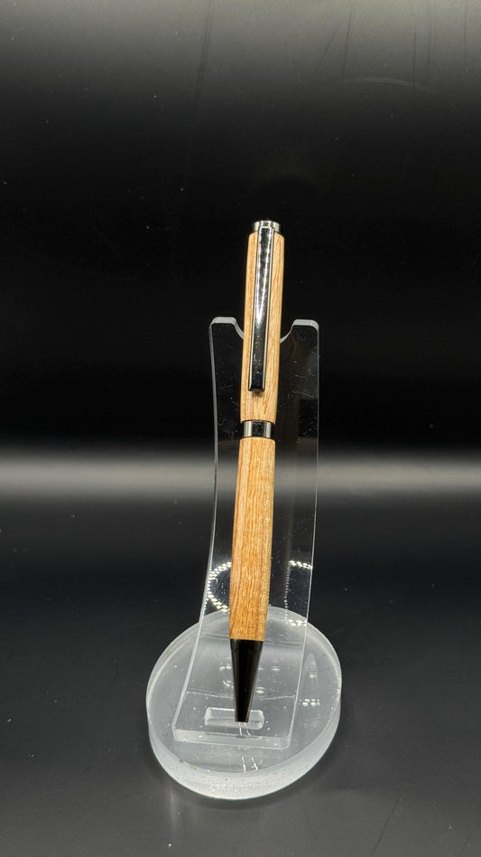 Handcrafted Ash Wood Slimline Pen | Natural Wood Finish | Gift Ready