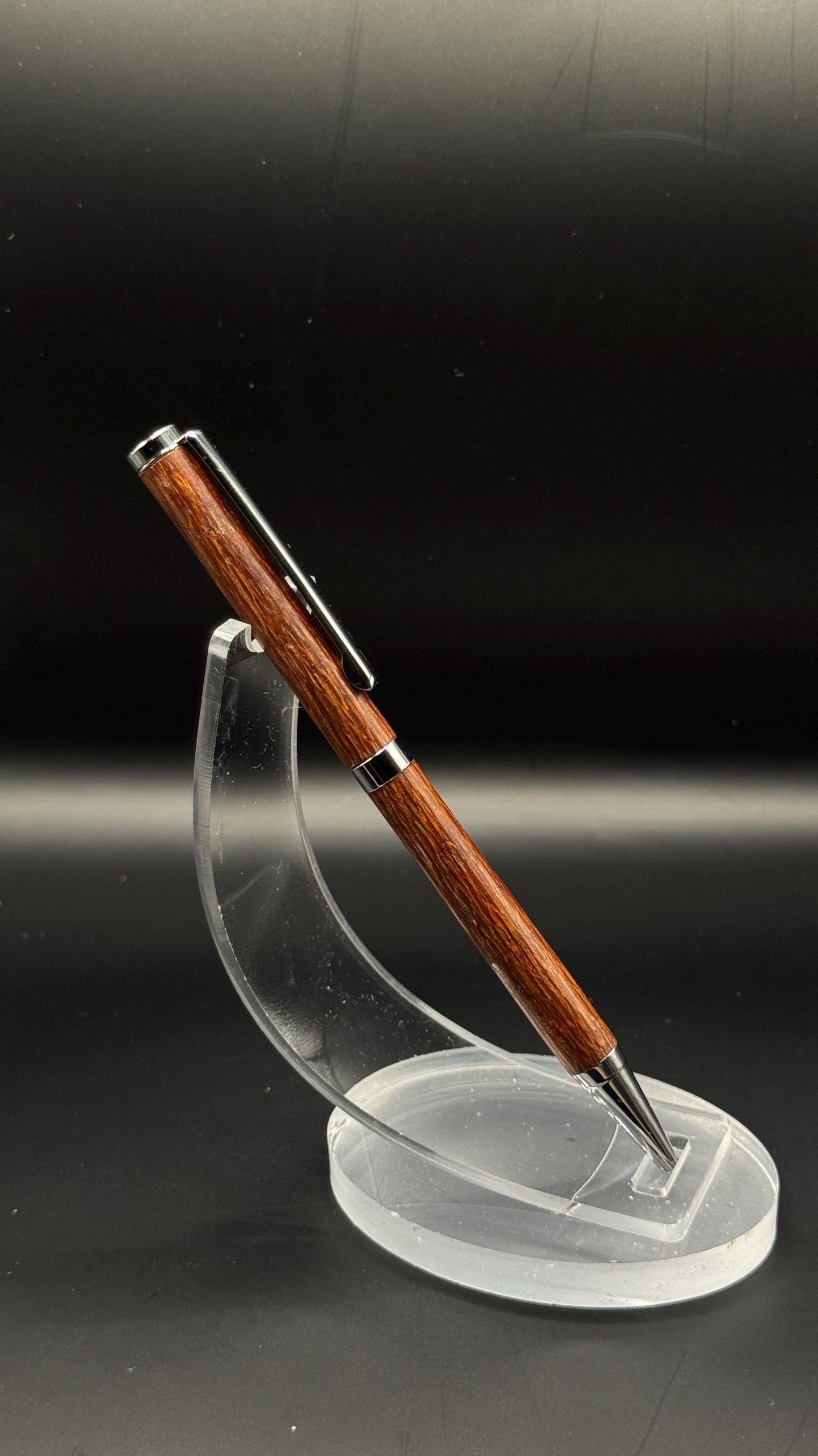 Handcrafted Lacewood/Leopardwood Slimline Pen | Natural Wood Finish | Gift Ready